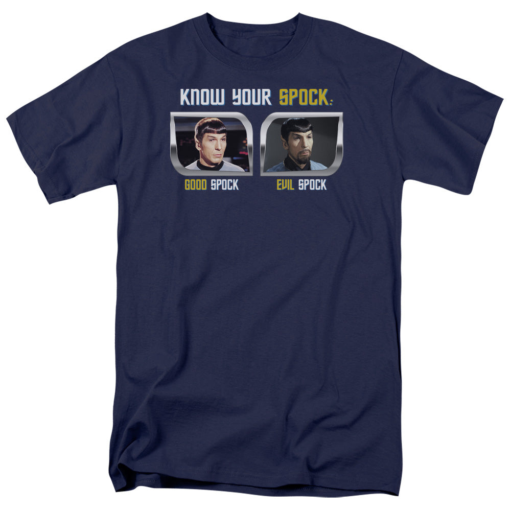 St Original Know Your Spock Licensed Adult Unisex T-Shirt Regular Fit Tee SM-3X