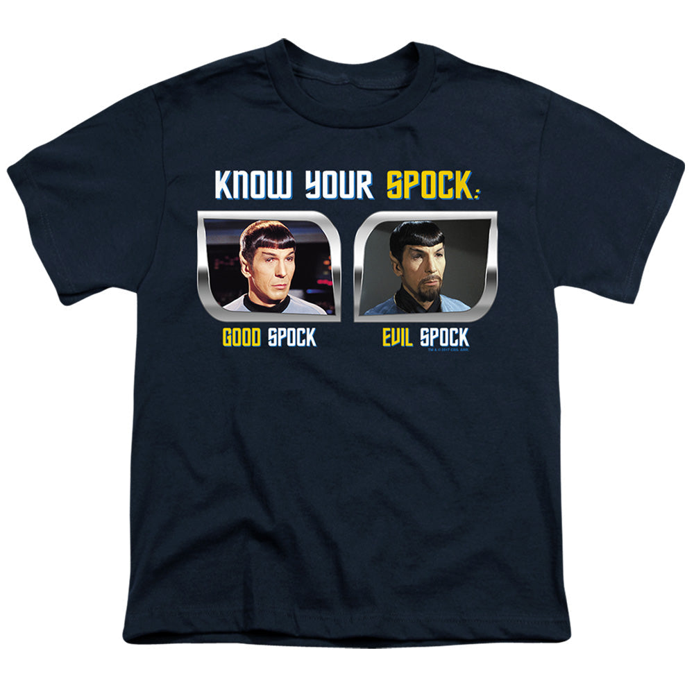 St Original Know Your Spock Licensed Kid's T-Shirt (Ages 4-7) SM-XL