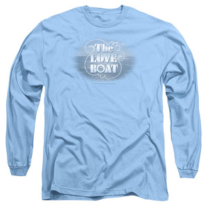 AN OFFCIALLY LICENSED LOVE BOAT THE LOVE BOAT MEN'S LONG SLEEVE T-SHIRT CAROLINA BLUE