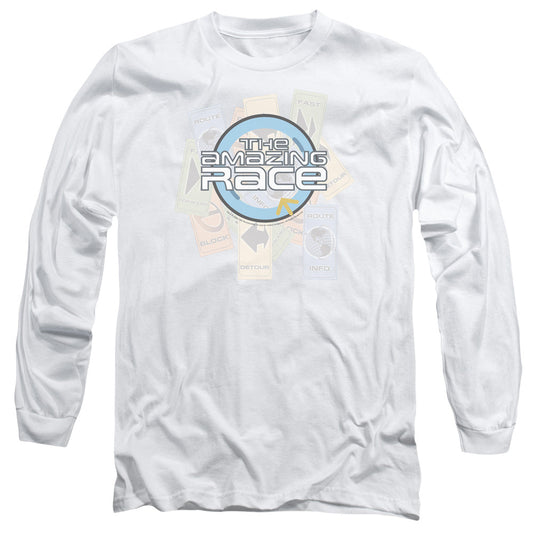 Amazing Race The Race Licensed Adult Unisex Long Sleeve T-Shirt LG