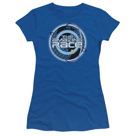 Amazing Race Around The Globe Licensed Women's T-Shirt Juniors MD-XL