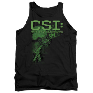 AN OFFCIALLY LICENSED CSI EVIDENCE ADULT UNISEX TANK TOP BLACK