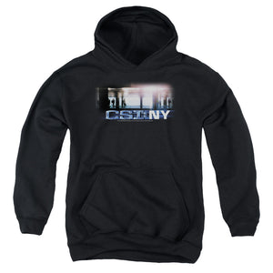 AN OFFCIALLY LICENSED CSI NEW YORK SUBWAY YOUTH HOODIE BLACK