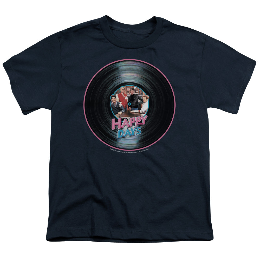 Happy Days On The Record Licensed Kid's T-Shirt (Ages 4-7) SM-XL