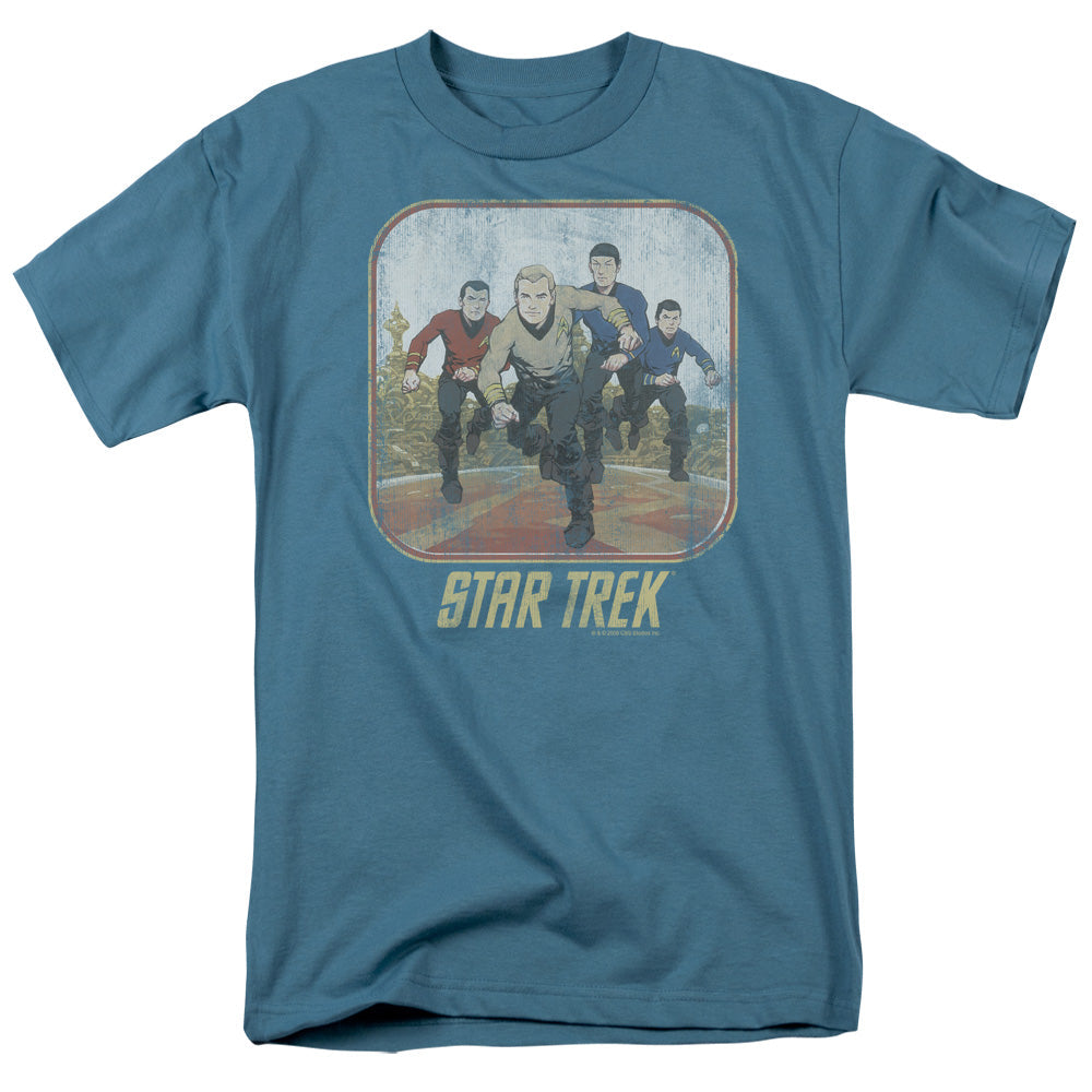 St Original Running Cartoon Crew Licensed Adult Unisex T-Shirt Regular Fit Tee