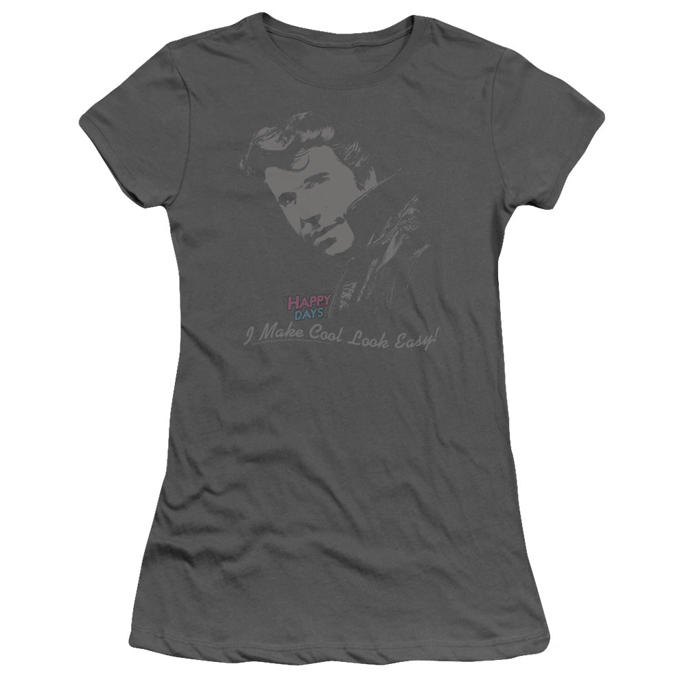 Happy Days Cool Fonz Licensed Women's T-Shirt Juniors SM-XL