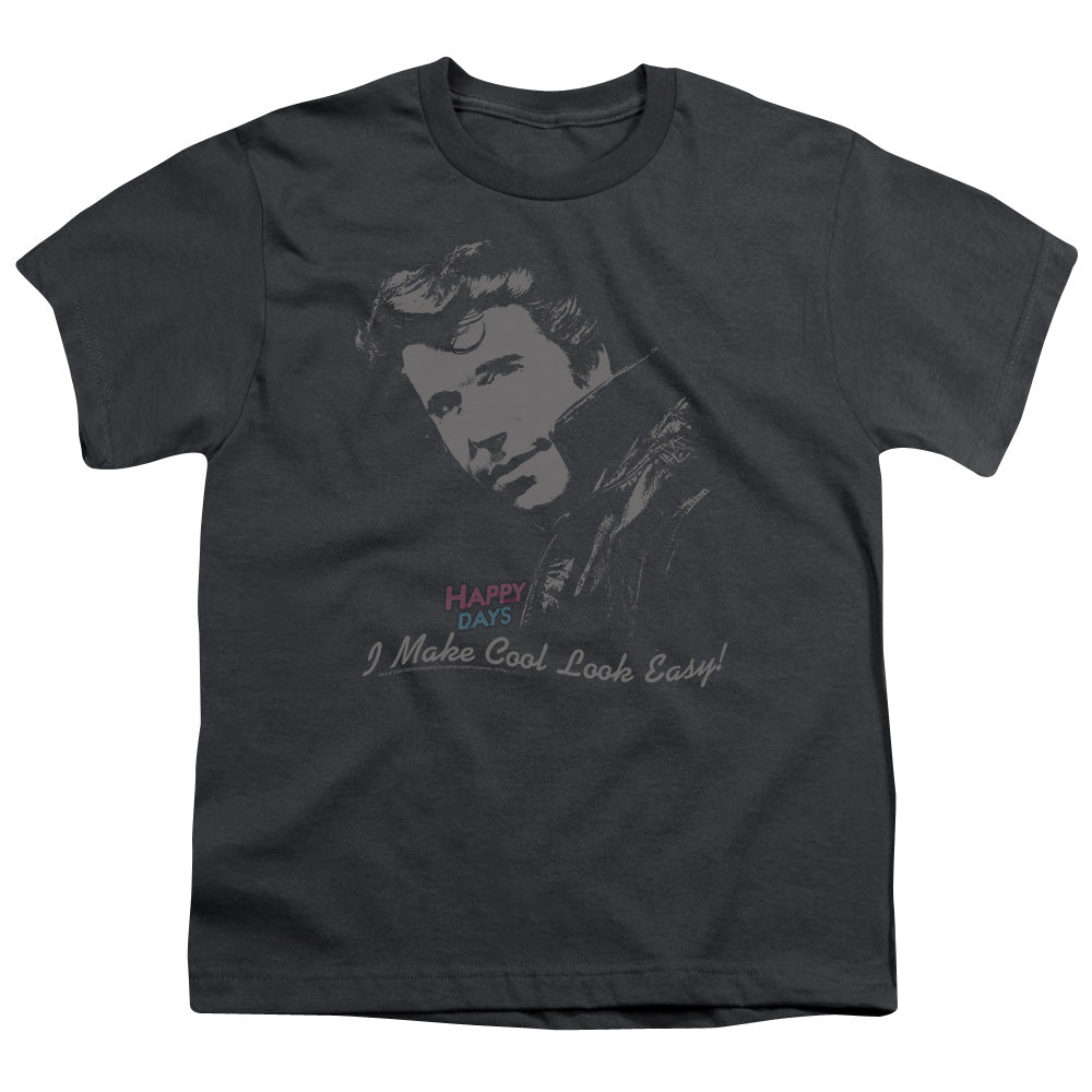 Happy Days Cool Fonz Licensed Kid's T-Shirt (Ages 4-7) SM-XL