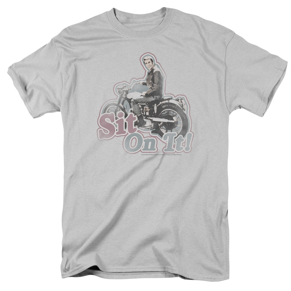 Happy Days Sit On It! Licensed Adult Unisex T-Shirt Regular Fit Tee SM-3X