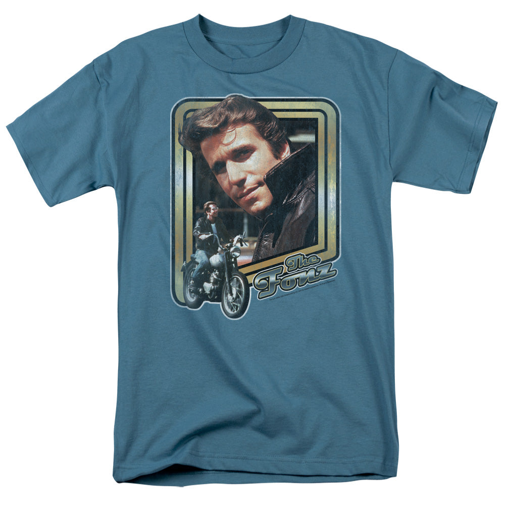 Happy Days The Fonz Licensed Adult Unisex T-Shirt Regular Fit Tee SM-3X
