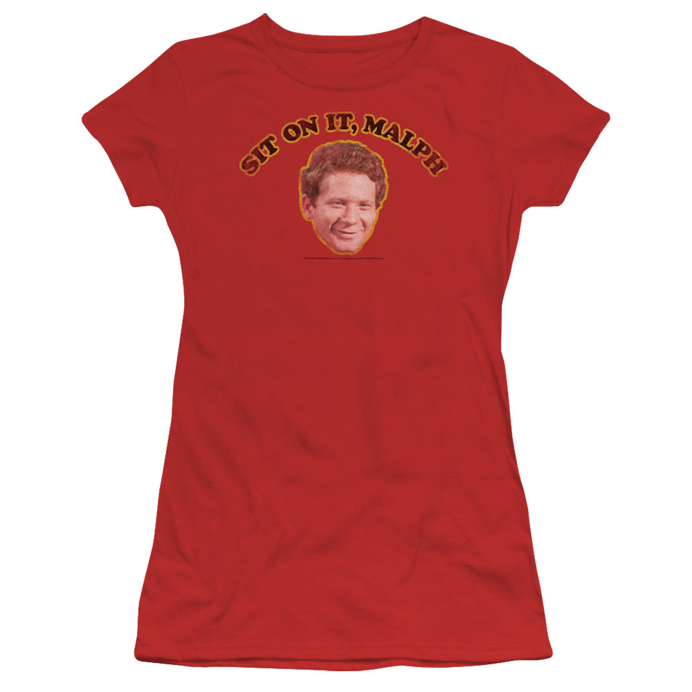 Happy Days Sit On It Malph Licensed Women's T-Shirt Juniors SM