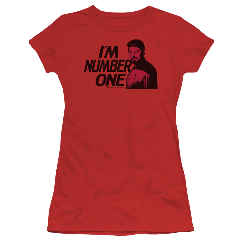 Star Trek Im Number One Licensed Women's T-Shirt Juniors SM