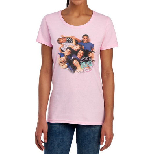 90210 Gang In Logo Licensed Women's T-Shirt Regular Fit LG