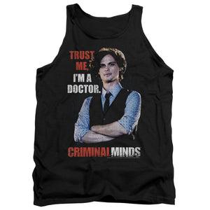AN OFFCIALLY LICENSED CRIMINAL MINDS TRUST ME ADULT UNISEX TANK TOP BLACK