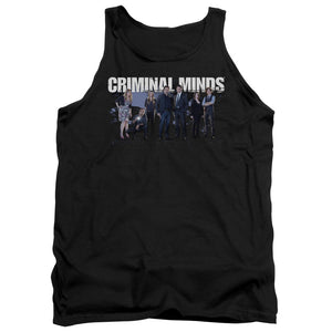 AN OFFCIALLY LICENSED CRIMINAL MINDS SEASON 10 CAST ADULT UNISEX TANK TOP BLACK
