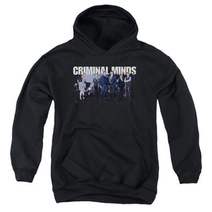 AN OFFCIALLY LICENSED CRIMINAL MINDS SEASON 10 CAST YOUTH HOODIE BLACK
