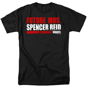 AN OFFCIALLY LICENSED CRIMINAL MINDS FUTURE BRIDE MEN'S REGULAR FIT T-SHIRT BLACK