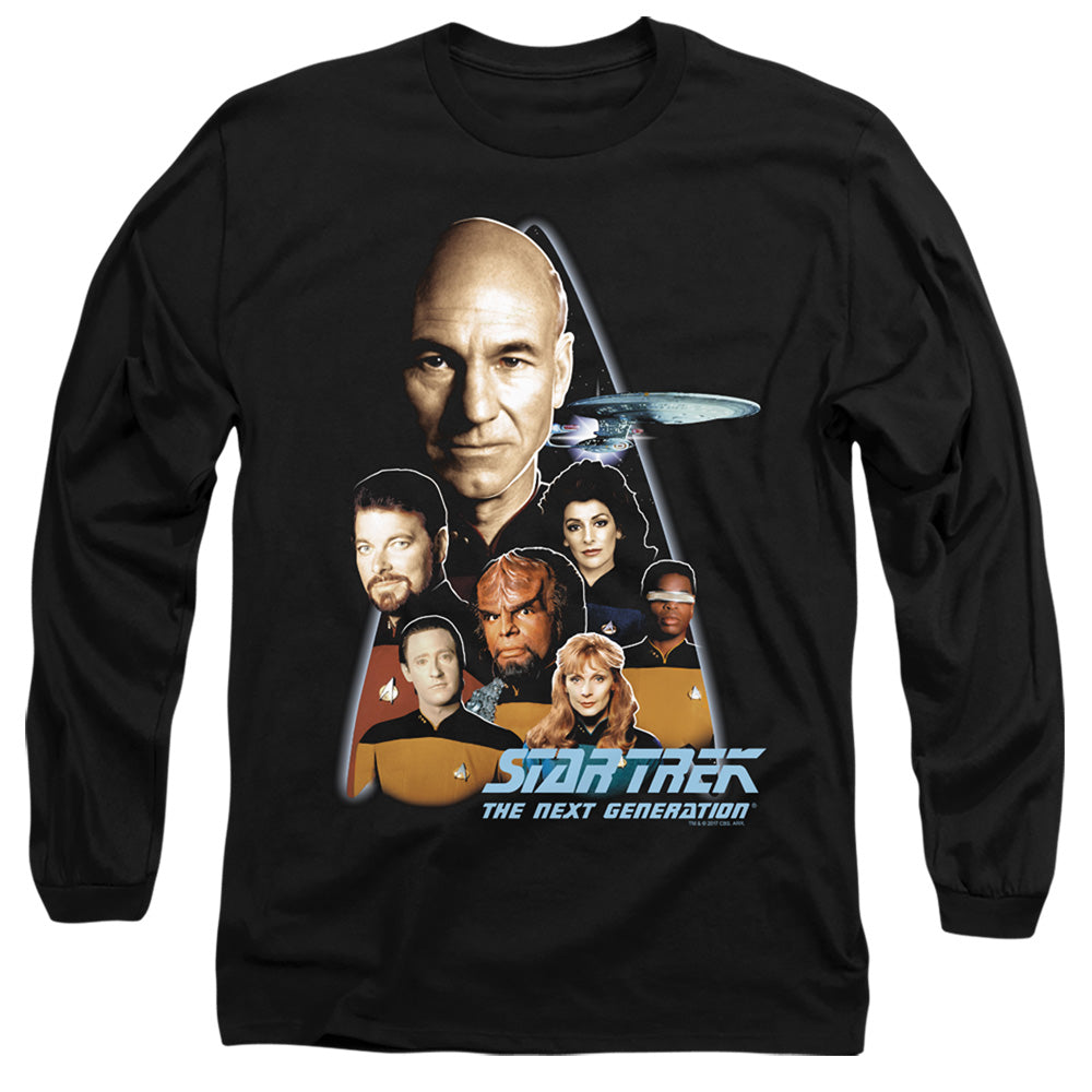 Star Trek The Next Generation Licensed Adult Unisex Long Sleeve T-Shirt XL