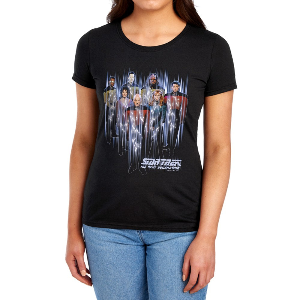 Star Trek Beam Us Up Licensed Women's T-Shirt Regular Fit LG