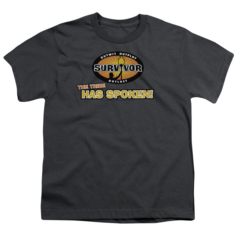 Survivor Tribe Has Spoken Licensed Kid's T-Shirt (Ages 4-7) XS-XL