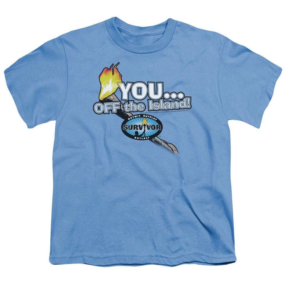 Survivor You Off The Island Licensed Kid's T-Shirt (Ages 4-7) SM-XL