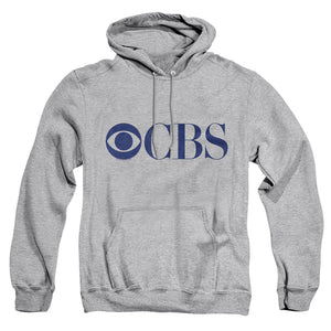 AN OFFCIALLY LICENSED CBS LOGO CBS LOGO ADULT UNISEX PULLOVER HOODIE ATHLETIC HEATHER
