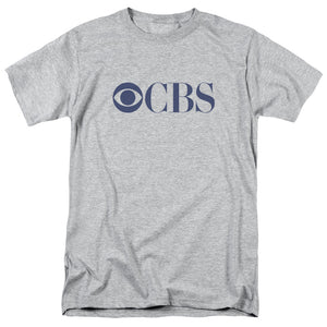 AN OFFCIALLY LICENSED CBS LOGO CBS LOGO MEN'S REGULAR FIT T-SHIRT ATHLETIC HEATHER