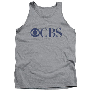 AN OFFCIALLY LICENSED CBS LOGO CBS LOGO ADULT UNISEX TANK TOP ATHLETIC HEATHER