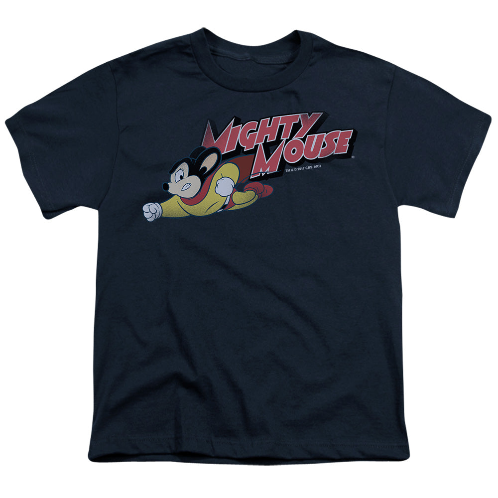 Mighty Mouse Mighty Retro Licensed Kid's T-Shirt (Ages 4-7) XS-XL