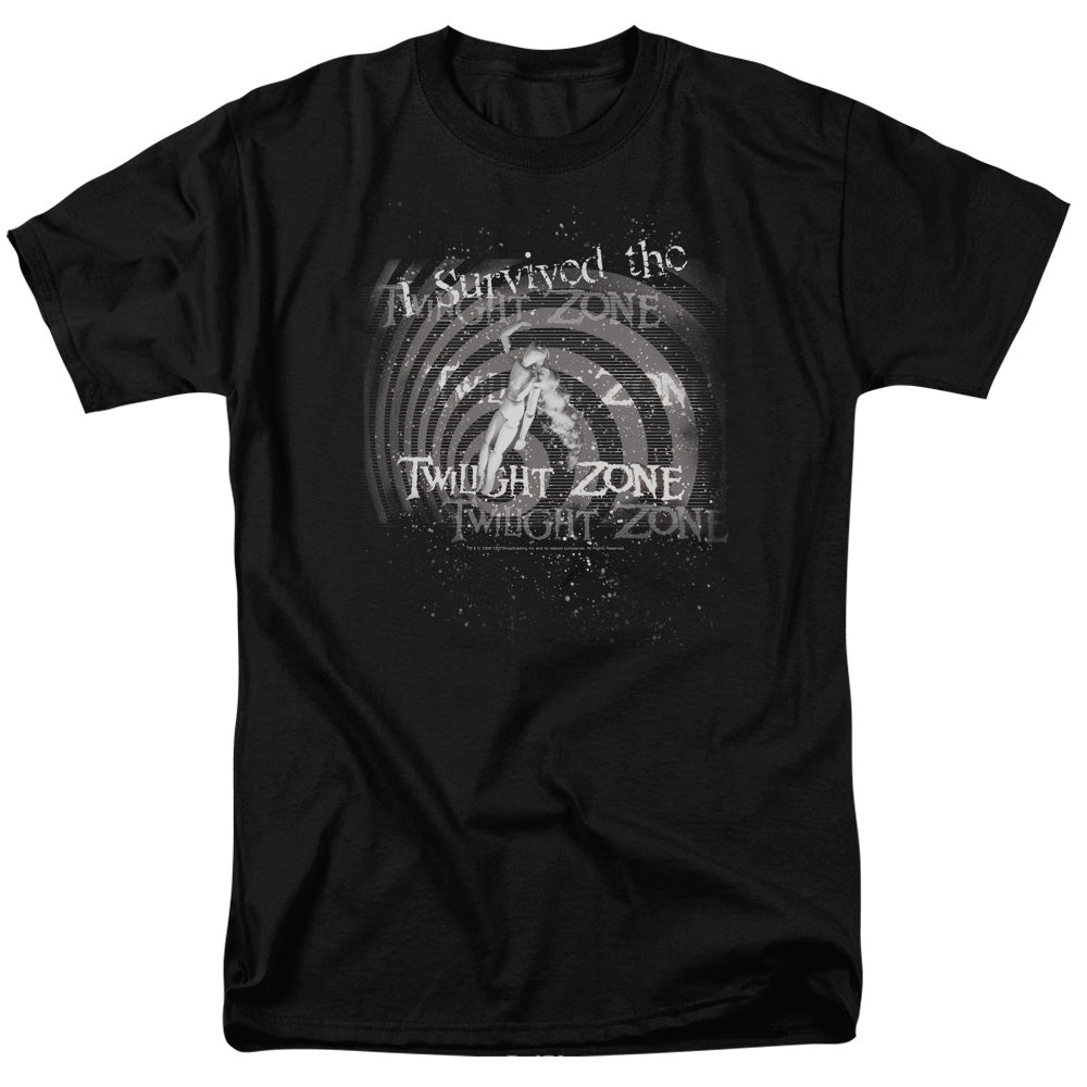 Twilight Zone I Survived Licensed Adult Unisex T-Shirt Regular Fit Tee SM-3X
