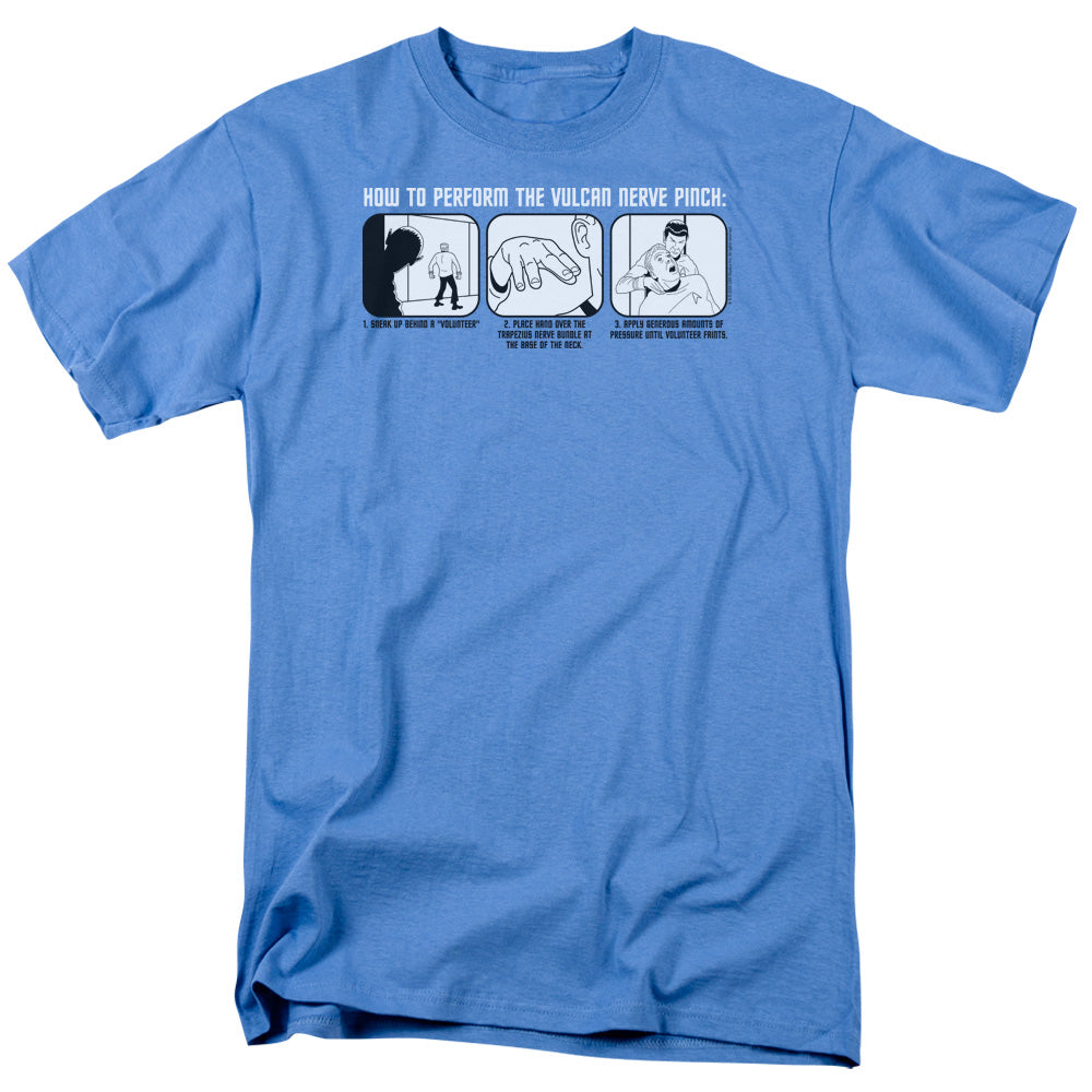 St:Original Vulcan Nerve Pinch Licensed Adult Unisex T-Shirt Regular Fit Tee