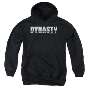 AN OFFCIALLY LICENSED DYNASTY DYNASTY SHINY YOUTH HOODIE BLACK