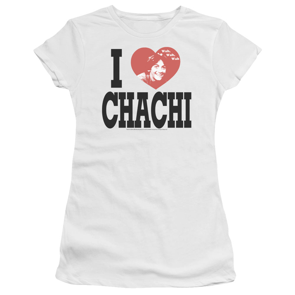 Happy Days I Heart Chachi Licensed Women's T-Shirt Juniors LG