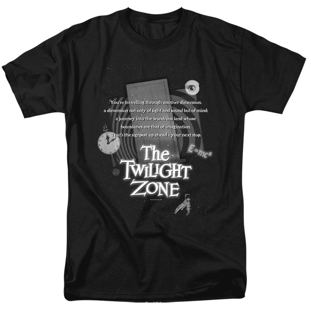 Twilight Zone Monologue Licensed Adult Unisex T-Shirt Regular Fit Tee SM-3X