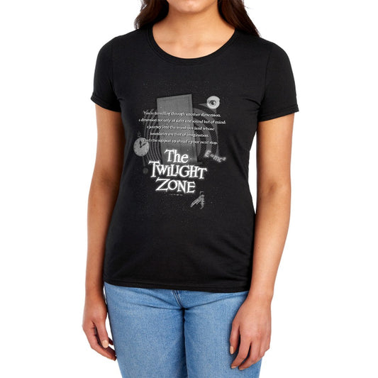 Twilight Zone Monologue Licensed Women's T-Shirt Regular Fit SM-LG