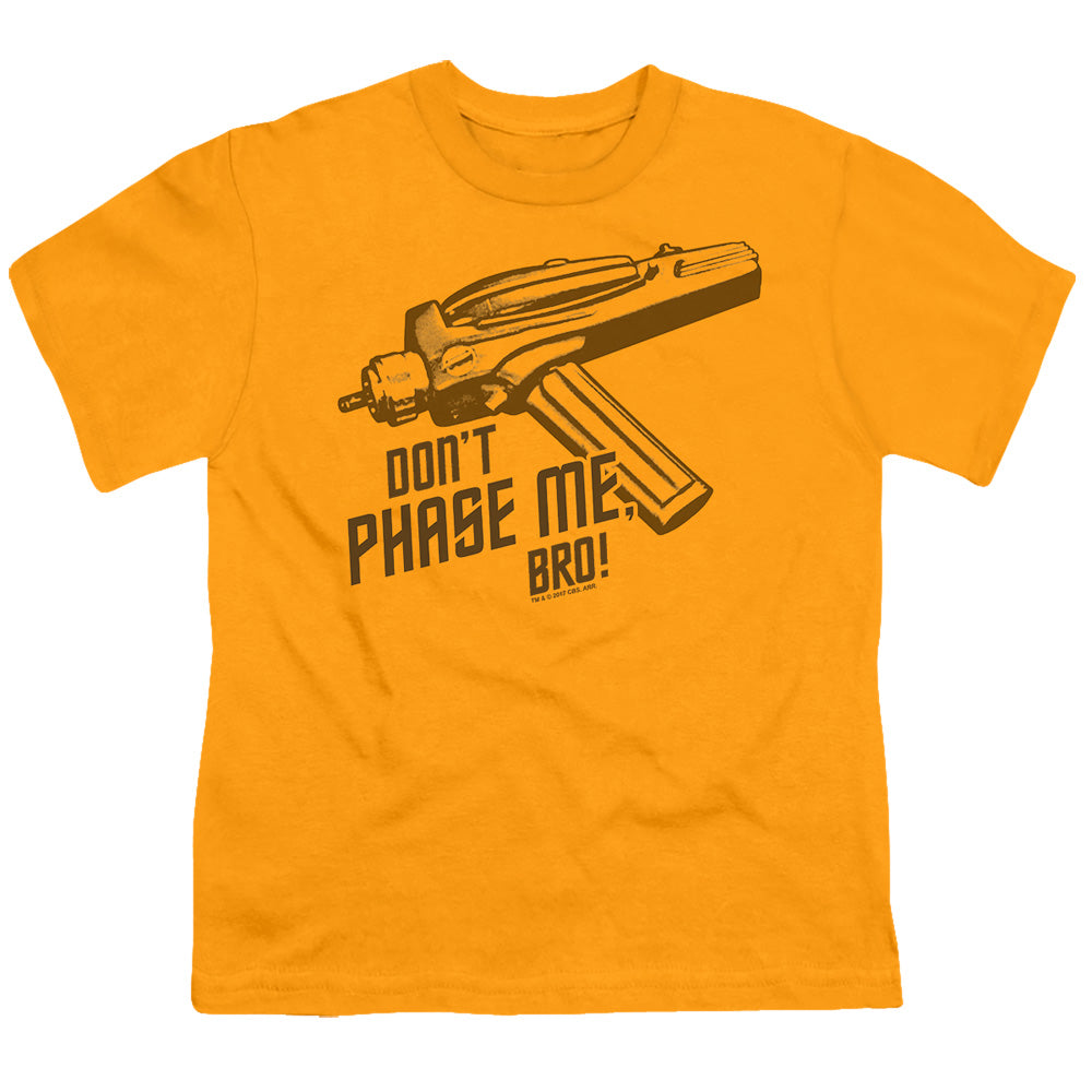 Star Trek Dont Phase Me Bro Licensed Kid's T-Shirt (Ages 4-7) XS-XL