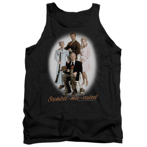 AN OFFCIALLY LICENSED BEVERLY HILLBILLIES SOPHISTIMACATED ADULT UNISEX TANK TOP BLACK