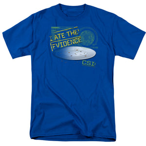 AN OFFCIALLY LICENSED CSI I ATE THE EVIDENCE MEN'S REGULAR FIT T-SHIRT ROYAL