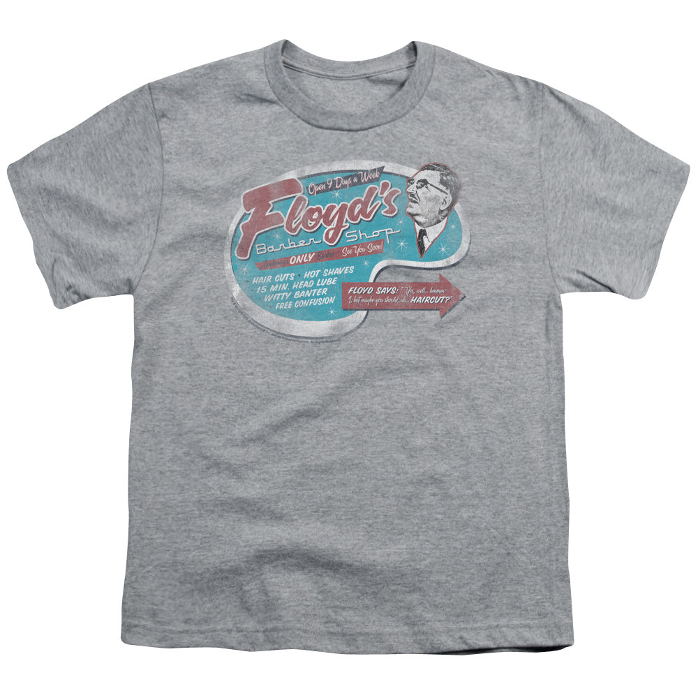 Mayberry Floyds Barber Shop Licensed Kid's T-Shirt (Ages 4-7) SM-XL