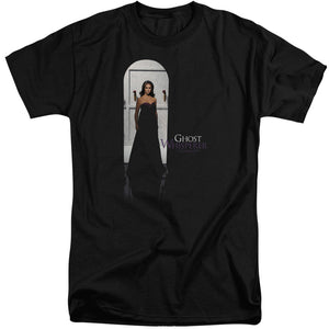 AN OFFCIALLY LICENSED GHOST WHISPERER DOORWAY MEN'S TALL FIT T-SHIRT BLACK