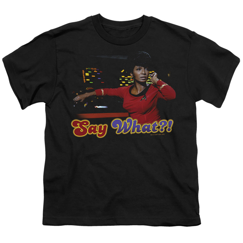 Star Trek Say What Licensed Kid's T-Shirt (Ages 4-7) SM-XL