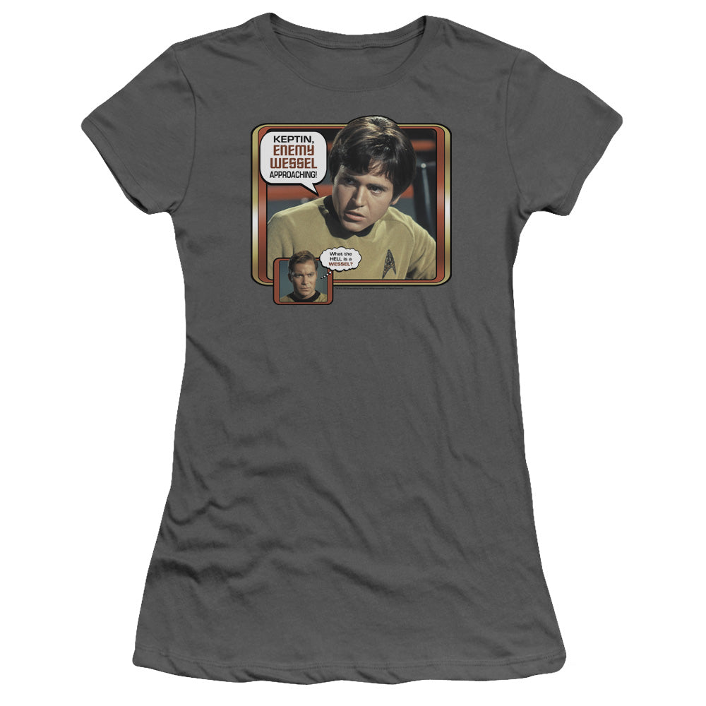 Star Trek Enemy Wessel Licensed Women's T-Shirt Juniors SM-XL