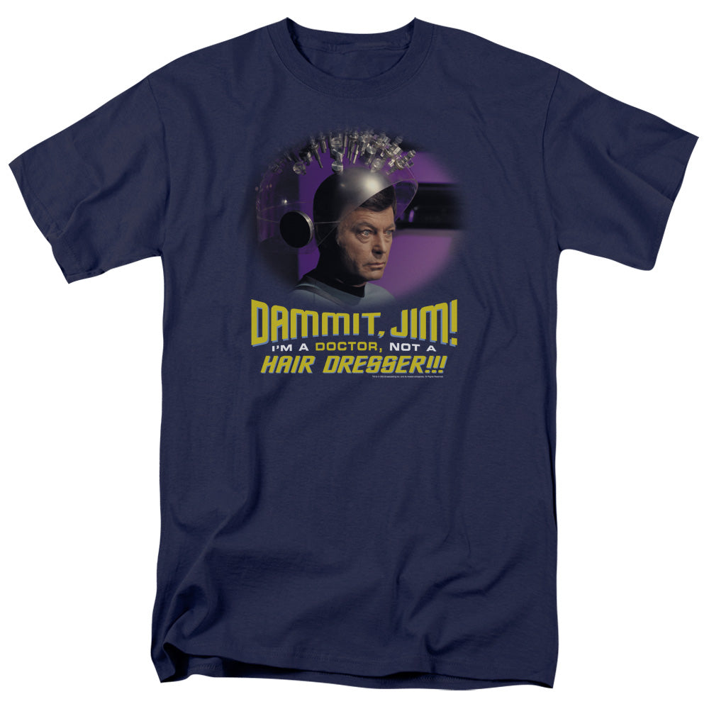 Star Trek Not A Hair Dresser Licensed Adult Unisex T-Shirt Regular Fit Tee SM-3X