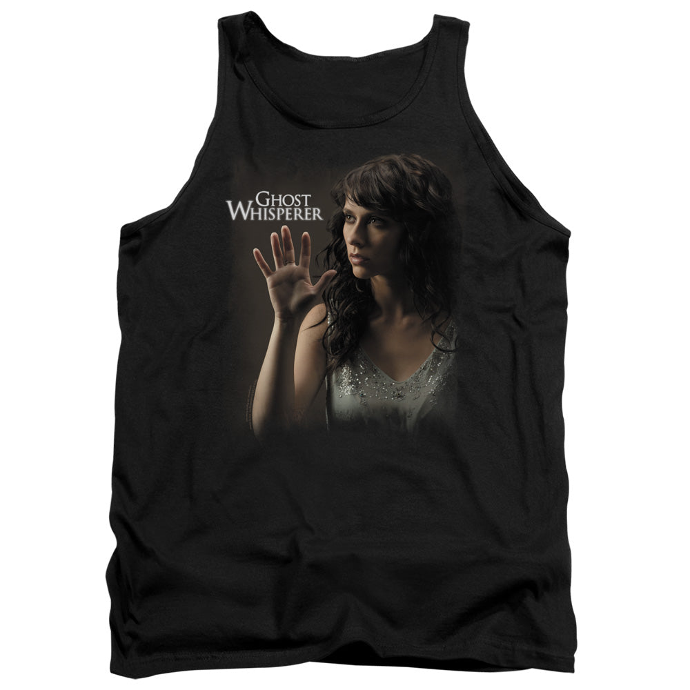 AN OFFCIALLY LICENSED GHOST WHISPERER ETHEREAL ADULT UNISEX TANK TOP BLACK