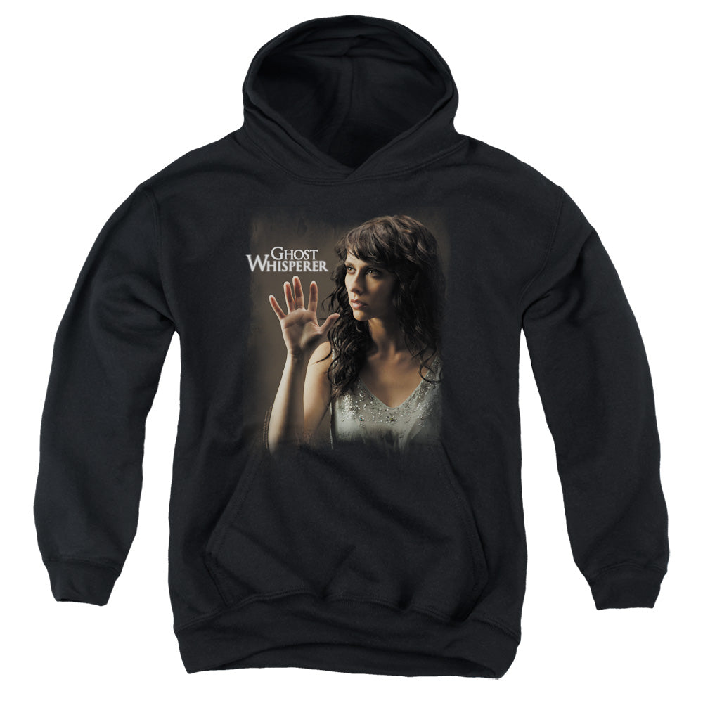 AN OFFCIALLY LICENSED GHOST WHISPERER ETHEREAL YOUTH HOODIE BLACK