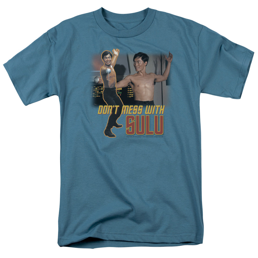 Star Trek Dont Mess With Sulu Licensed Adult Unisex T-Shirt Regular Fit Tee