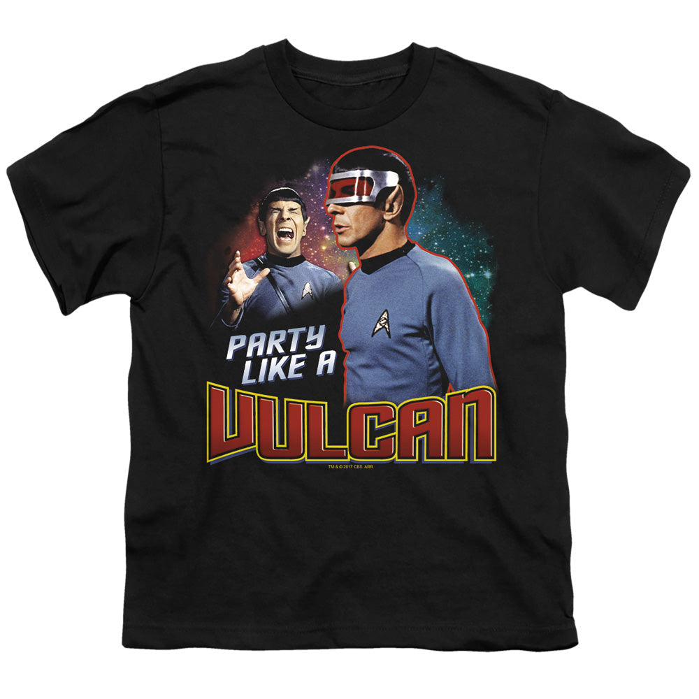 Star Trek Party Like A Vulcan Licensed Kid's T-Shirt (Ages 4-7) SM-XL