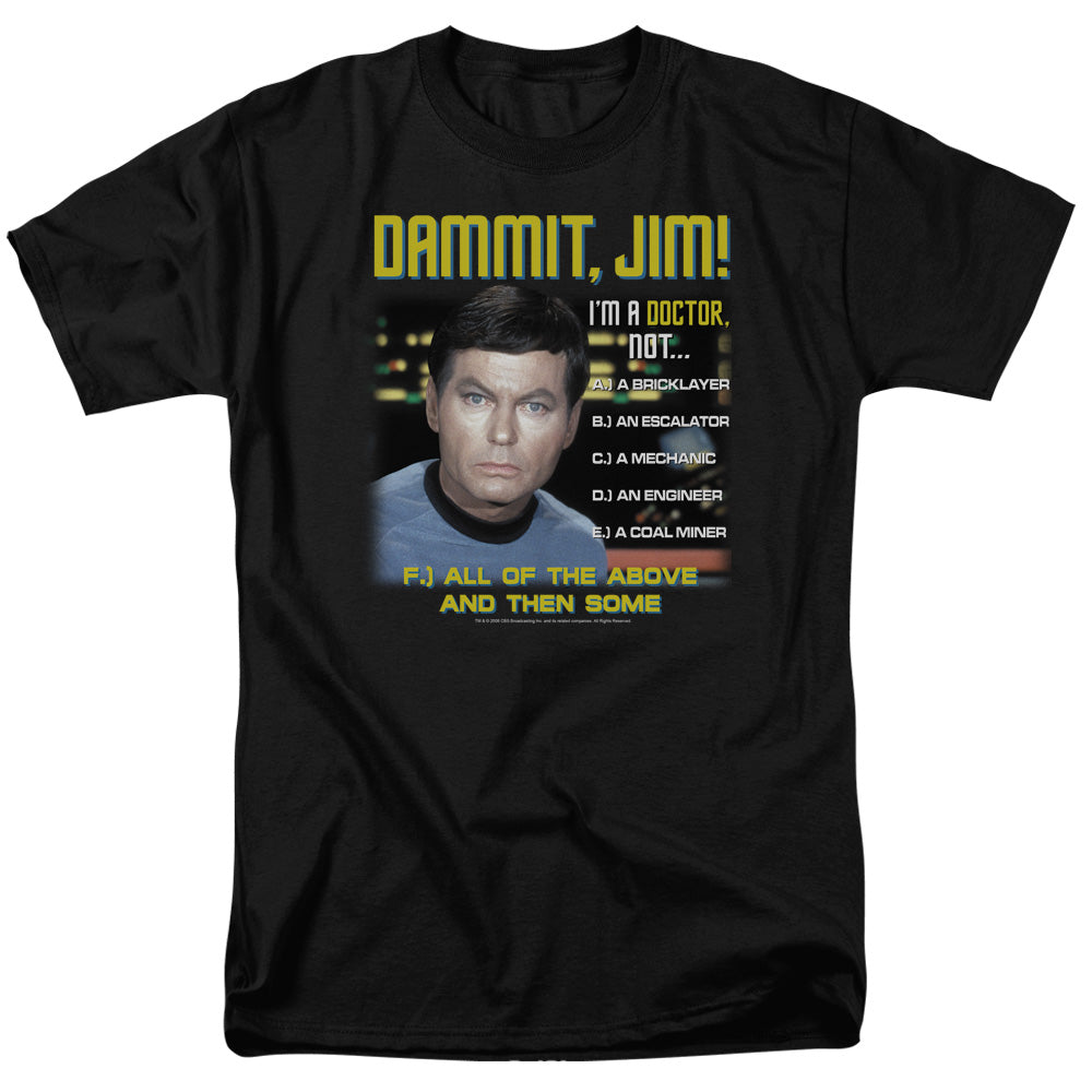 Star Trek All Of The Above Licensed Adult Unisex T-Shirt Regular Fit Tee SM-3X