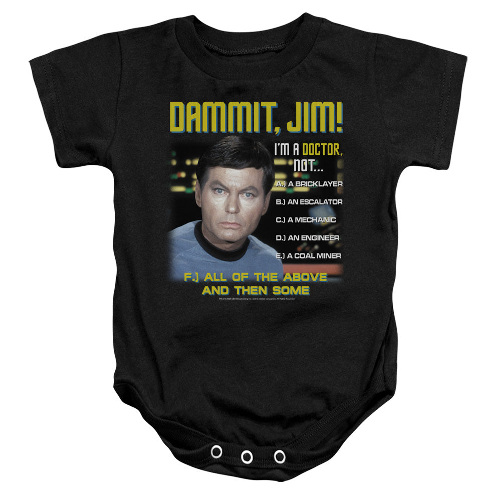 Star Trek All Of The Above Licensed Baby Bodysuit SM-XL