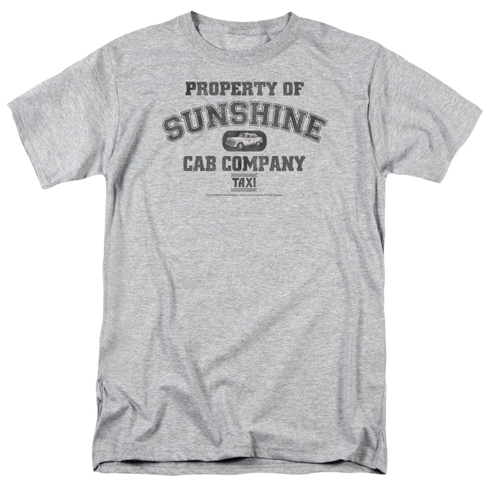 Taxi Property Of Sunshine Cab Licensed Adult Unisex T-Shirt Regular Fit Tee
