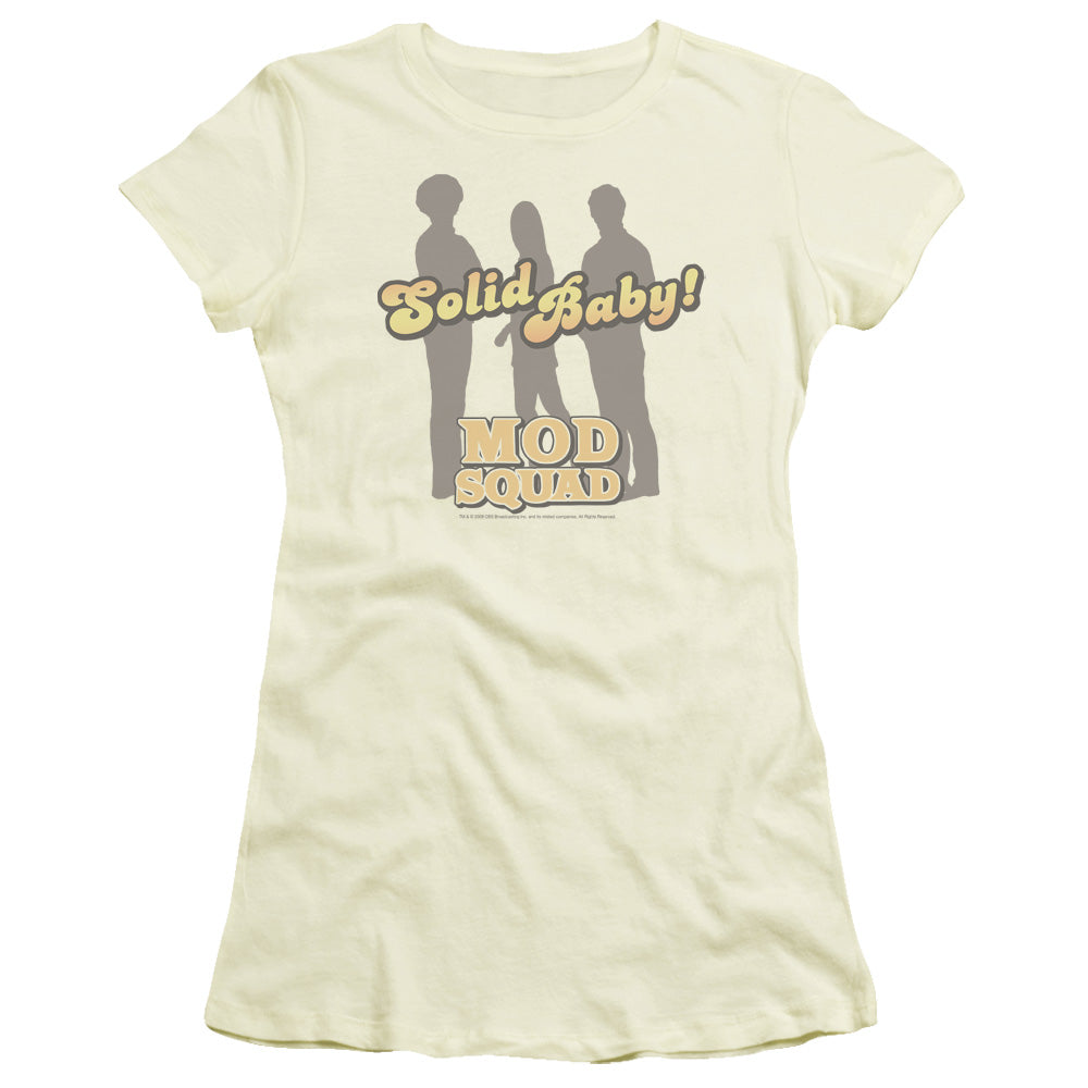 Mod Squad Solid Mod Licensed Women's T-Shirt Juniors LG